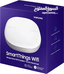  7 راوتر المنزل الذكي Samsung SmartThings Wifi Mesh Router and Smart Home Hub