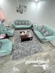  1 طقم كنب مستعمل بحالة ممتازة للبيع