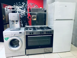  3 بكج كهربائيات   ثلاجه بيكو 20 قدم تبريد هوا   غاز سمفير تركي 90 سم مناصب سكب   غساله ال