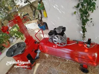  2 معدات محل بناشر للبيع بسعر حرق