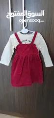  5 Baby girl dress KIABI size 12 months.never used.