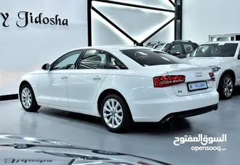 6 Audi A6 35TFSi ( 2015 Model ) in White Color GCC Specs