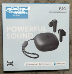  1 سماعات Earpods من شركة Ankor النوع P20i جديدة غير مستعملة  يوجد فقط 2