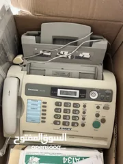  1 Panasonic KX-FL402 fax and copy machine AND Brother MC-490CW printer