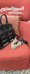  4 شنطة جلد طبيعي ( salvatore ferragamo calfskin thestudiocagebagsella) صناعة ايطالية
