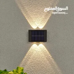  14 الطاقة الشمسية مصباح جدار خارجي