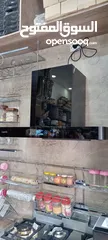  14 شفاط مطبخ تصميم أنيق وحصري نوع MS قوة شفط عالية إضاءة LED فلاتر سهلة الفك حرق سعر 99د فقط لفترة