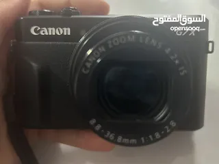  2 كاميرا canon g7x mark2 مستخدمه بحاله جيد جداً في رام الله بسعر نار وامكانيه المفاصله