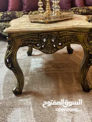  8 طقم كنبايات مصري كامل زان في حاله جديده منقش