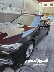  15 BMW 520 موديل2014 فحص كامل فل كامل   ممشى قليل بحالة الوكالة