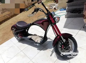  3 دراجة كهربائية Harley chopper