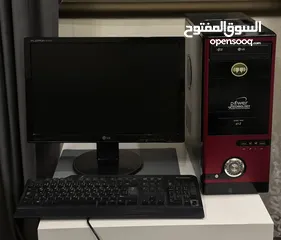  1 Computer LG + printer hp  كمبيوتر LG وطابعة hp