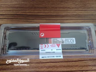  2 DDR3-1600-8GB-Fury-HyperX-New -Kingston