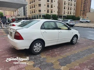  4 للبيع كرولا 2005 بيمه سنه 750 دينار