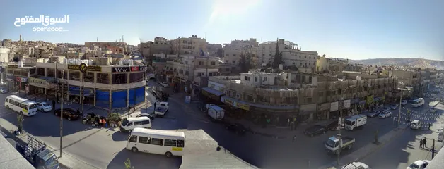  21 ثلاثة محلات تجارية للإيجار بدون خلو في موقع مميز في الزرقاء السوق التجاري قرب دوار معصوم شارع رئيسي