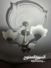  3 ثريات كرستال عصفور