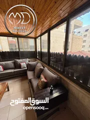  7 شقة ارضية للبيع الرابية مساحة 200م مع ترس و حديقة 150م تشطيبات و ديكورات سوبر ديلوكس بسعر مميز