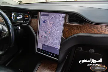  16 Tesla Model X 100D  2018  السيارة بحالة الوكالة