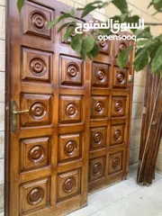  2 باب خشب للبيع