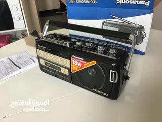  1 راديو بناسونك اصلي صناعة اندونسيا بعمل بالكهرباء والبطاريات Panasonic Radio (RX-M50M3)