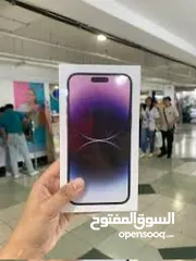  15 iPhone 14 pro 128GB/256GB جديد كفالة شرق اوسط ايفون 14 جديد كفالة لمدة عام