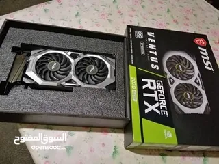  2 كرت شاشة RTX 2070 Super MSI Ventus