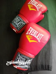 2 كفوف EVERLAST الأصلية استعمال خفيف جدا جدا بحالة الوكالة للبوكسينغ و الكثيير من الرياضات ...........