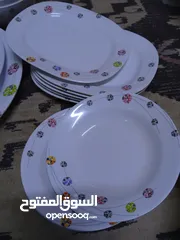  3 طقم صحون كامل مستعمل خفيف قابل للتفاوض