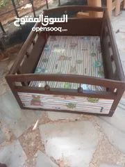  10 تخت اطفال بحالة الوكالة + كوت اطفال عرباية اطفال