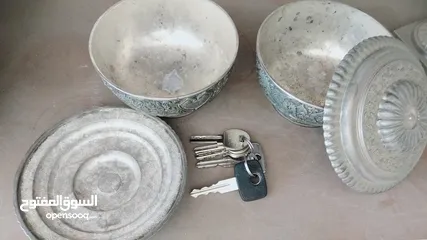  2 مجموعة قطع نحاسية انتيك