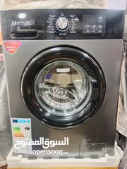  6 غسالة ناشونال حجم 8 كيلو لون سلفر مميز كفالة 3 سنوات 16 برنامج