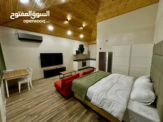  30 استوديو مفروش 5 نجوم جديد لم يسكن بعد - مجهز بالكامل في الشميساني من المالك مباشرة
