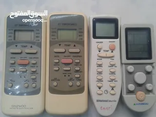  7 ريموتات اصلية للمكيفات والشاشات