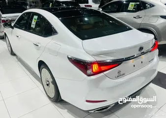  8 لكزس ES 350 بريمي بانوراما 2023 بروجيكتر اللون ابيض