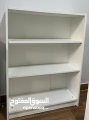  1 رفوف ايكيا للديكور (اللون الأبيض)