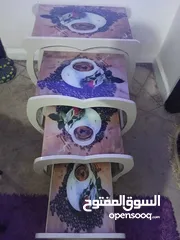  4 اثاث مستعمل  بوضع جيد جدا للبيع ويمكن بيعه مفرق