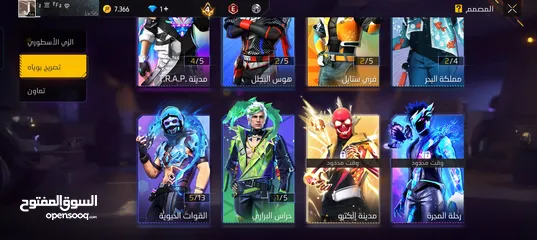  5 حساب فري فاير للبيع قوي وانصح ان يكون عندك اقرائ الوصف ضروري