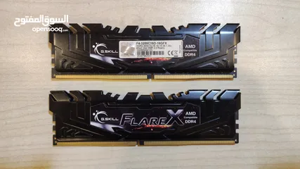  1 G.Skill Flare X DDR4 RAM 16GB 2x8GB