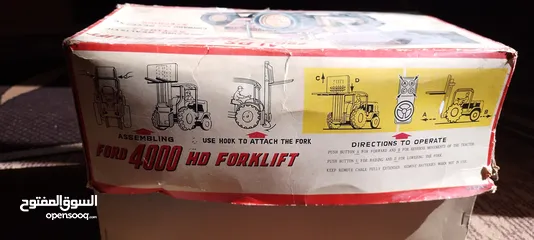  11 لعبة سيارة أثرية  ford 400 HD forklift صنعت في اليابان 1960