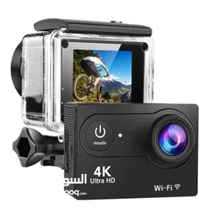  2 كاميرا 4K رياضية اكشن تصوير اثناء ركوب الدرجات ركوب الخيل ركوب الأمواج تصوير الأعماق، تسلق الجبال بد