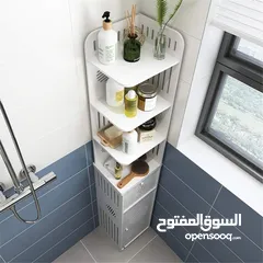  3 خزانة الحمام الفوم الأنيقة – الحل الذكي لكل حمام صغير ومزدحم! تصميم رفيع وأنيق يدخل بسهولة بأي زاوي