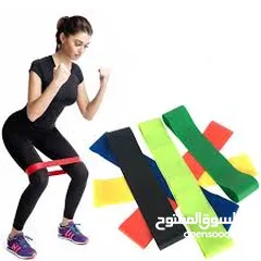  3 بكج مطاط تمارين المقاومه الرياضيه طقم عدد 5 قطع حبل مطاط رياضي طقم  شريط مقاومه رياضه