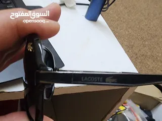 3 نظارة لاكوست اصلي صناعة فرنسية