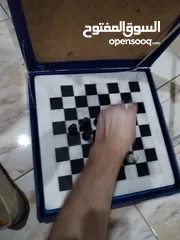  3 لاصحاب الذوق شطرنج رخام (مرمر)