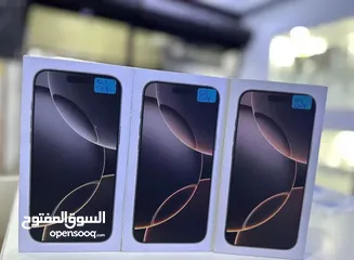  12 iPhone 16 pro  جديد كفالة الوكيل الرسمي في الأردن (128GB/256GB)