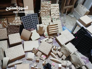  1 استاندات عرض اكسسوارات ديكور محل فضه