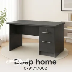  15 اختر مكتبك بعناية من تشكيلة Deep home الأنيقة، تصميم عملي، خامة فخمة، ومساحات تخزين تريح بالك! مكاتب