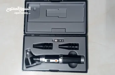  12 جهاز فحص الأذن و الانف auto scope منظار كاشف فاحص اذن و انف الطبي مع اضائه اوتو سكوب