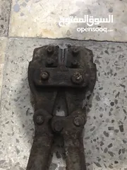  2 مقص / قاطع حديد يدوي