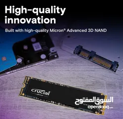  5 Crucial M.2 NVMe SSD 500gb PCIE 3.0 Computer Storage (BRAND NEW UNOPENED) -   كروشال500 جيجا جديد